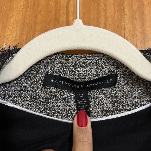 Women's Tweed Set - Black and Gray - Picture 2 of 8